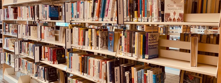 Library shelves